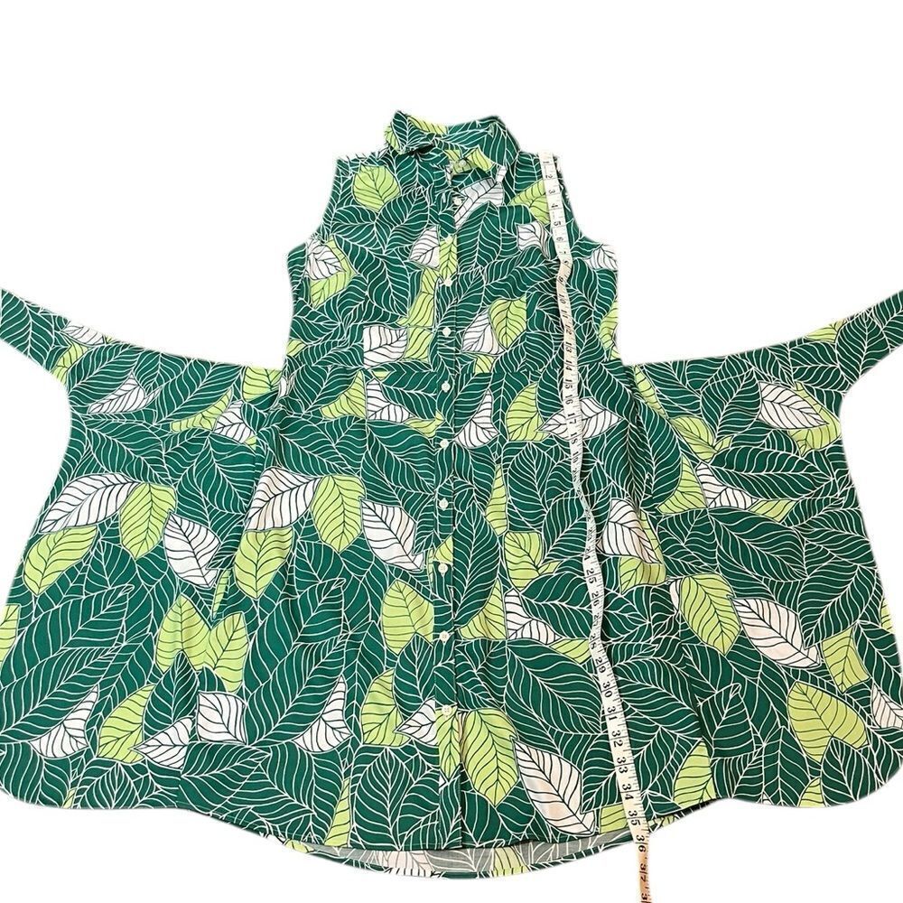 UNTUCKit Women’s Poppy Dress In Green Leaf Print, Size 2 - Picture 8 of 11
